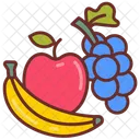 Fruta Maca Banana Ícone