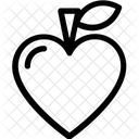Corazon Fruta Amar Icono