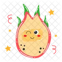 Fruta Del Dragon Pitahaya Tropical Icono