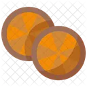 Frutos Secos Naranjas Olor Icono