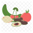 Frutas Frescas Fruta Fruta Icono