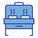 Frying Barbeque Grill Icon