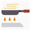 Furniture And Household Frying Fire Icon