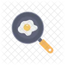 Cook Frying Pan Fried Egg Icon
