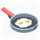 Frying Pan Frying Egg Breakfast Icon