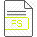 Fs File Format Icon