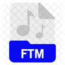 Ftm Archivo Formato Icono