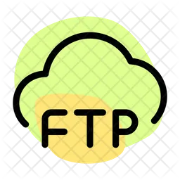 Ftp Cloud  Icon
