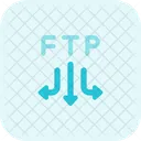 Ftp Download File Transfer Icon