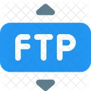 FTP hoch runter  Symbol