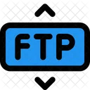 FTP hoch runter  Symbol