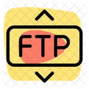 FTP hoch runter  Symbol