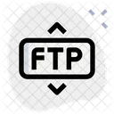 FTP hoch runter  Symbol