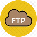 FTP 클라우드 서비스 아이콘