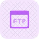 FTP 브라우저 브라우저 FTP 아이콘