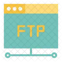 FTP 저장 전송 아이콘