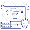 Ftp File Transfer Protocol Folder Transfer 아이콘