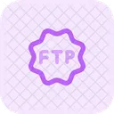 Ftp Label Ftp Badge File Icon