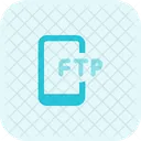 Ftp Mobile File Transfer Icon