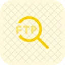 Ftp Search File Transfer Icon