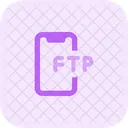 Ftp Smartphone File Transfer Icon