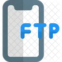 Teléfono inteligente ftp  Icono