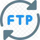 FTP-Übertragung  Symbol