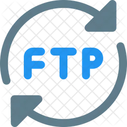 FTP-Übertragung  Symbol