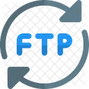 FTP-Übertragung  Symbol