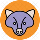 Fuchs Kojote Tier Symbol