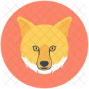 Fuchs Kojote Tier Symbol