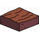 Fudge brownie dessert  Icon