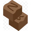 Fudge Chocolate Dessert Icon