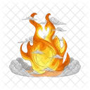 Fuego Llama Luz Icon