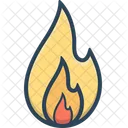 Fuego Caliente Quemar Icon