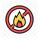 Fuego Quema Seguridad Icono