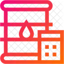 燃料計算、見積、計算 アイコン