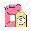 Fuel Consumption Gasoline Canister Fuel Usage 아이콘