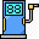 Fuel Car Pixelart Art Icono