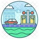 Filling Station Fuel Station Gas Station Icon