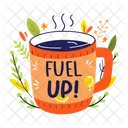 Fuel Up Coffee Mug Icon