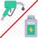 Fuel Vs Battery  Icon
