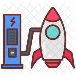 Fueling rocket  Icon