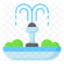 Fuente Agua Rociadores Icono
