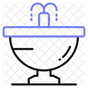 Fuente Agua Rociadores Icono