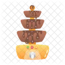 Fuente de chocolate  Icono
