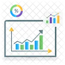 Analisis De Datos Fuentes De Datos Grafico En Linea Icono