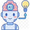 IA Fuerte Robot Robotica Icon