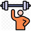 Fuerza Potencia Gimnasio Icono