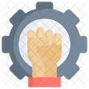 Fuerza De Voluntad Mano Punetazo Icono